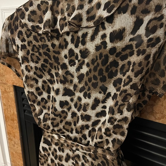 JBS Short Sleeve Belted Dress in Leopard - Picture 5 of 12